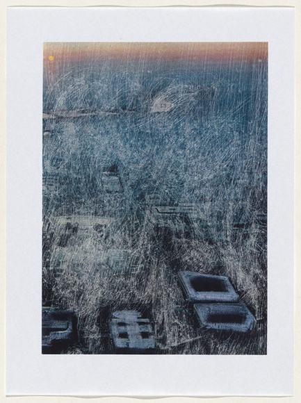 Artist: b'Lyssiotis, Peter.' | Title: b'not titled [yellow sun].' | Date: 2000 | Technique: b'colourstar 5.3 photocopy'