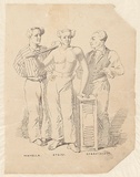 Artist: b'Nicholas, William.' | Title: b'Panyella, Etoisi, Sabbathahoo.' | Date: 1847 | Technique: b'pen-lithograph, printed in black ink, from one zinc plate'