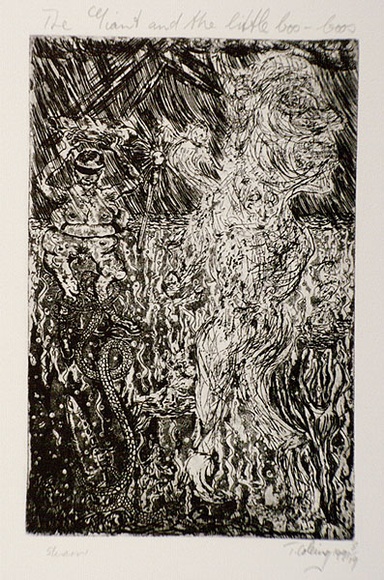 Artist: b'Shearer, Mitzi.' | Title: b'The giant and the little boo-boos' | Date: 1991