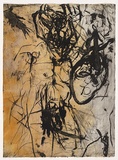 Artist: PARR, Mike | Title: Polish mud # 6 | Date: 1995 | Technique: drypoint and lift-ground aquatint, printed in colour, from 2 copper plates