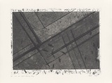 Artist: MEYER, Bill | Title: Cuts and little floating bits | Date: 1981 | Technique: photo-etching, aquatint, drypoint, printed in black ink, from one zinc plate (pre-coated photo-engraving mitsui) | Copyright: © Bill Meyer