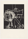 Artist: Tomescu, Aida. | Title: Alba IV | Date: 2002 | Technique: aquatint, printed in black ink, from one copper plate | Copyright: © Aida Tomescu. Licensed by VISCOPY, Australia.