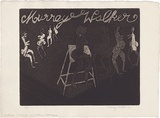 Artist: WALKER, Murray | Title: A design for my Canberra catalogue. | Date: 1969 | Technique: etching and aquatint, printed in black ink, from one plate