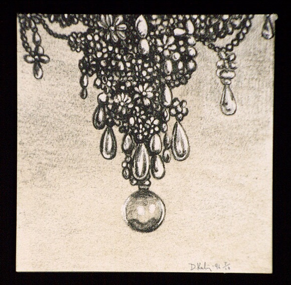 Artist: b'Keeling, David.' | Title: b'(jewellery).' | Date: 1996 | Technique: b'lithograph, printed in colour, from two stone plates' | Copyright: b'This work appears on screen courtesy of the artist and copyright holder' Artist: b'Keeling, David.' | Title: b'(jewellery).' | Date: 1996 | Technique: b'lithograph, printed in colour, from two stone plates' | Copyright: b'This work appears on screen courtesy of the artist and copyright holder'