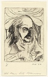 Artist: b'WALKER, Murray' | Title: b'Old Mears late afternoon' | Date: 1962 | Technique: b'drypoint, printed in black ink, from one plate'