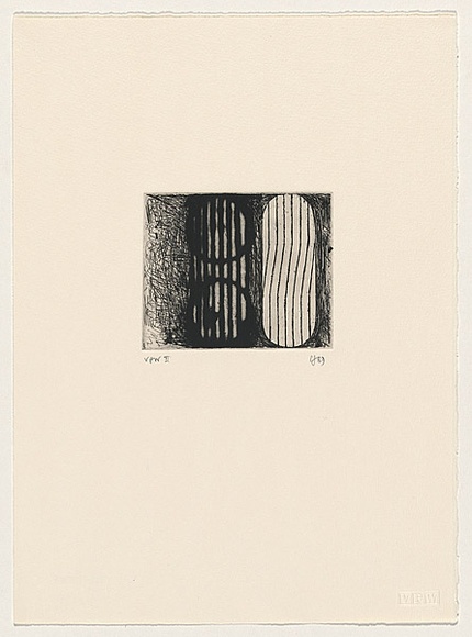 Artist: b'Friend, Ian.' | Title: b'not titled V (geometric forms)' | Date: 1989, May | Technique: b'etching and drypoint, printed in black ink, from one plate' | Copyright: b'\xc2\xa9 Ian Friend' Artist: b'Friend, Ian.' | Title: b'not titled V (geometric forms)' | Date: 1989, May | Technique: b'etching and drypoint, printed in black ink, from one plate' | Copyright: b'\xc2\xa9 Ian Friend'