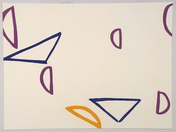 Artist: b'Rooney, Robert.' | Title: b'JCV7' | Date: 2002, April - May | Technique: b'lithograph, printed in yellow, blue and magenta ink' | Copyright: b'Courtesy of Tolarno Galleries' Artist: b'Rooney, Robert.' | Title: b'JCV7' | Date: 2002, April - May | Technique: b'lithograph, printed in yellow, blue and magenta ink' | Copyright: b'Courtesy of Tolarno Galleries'