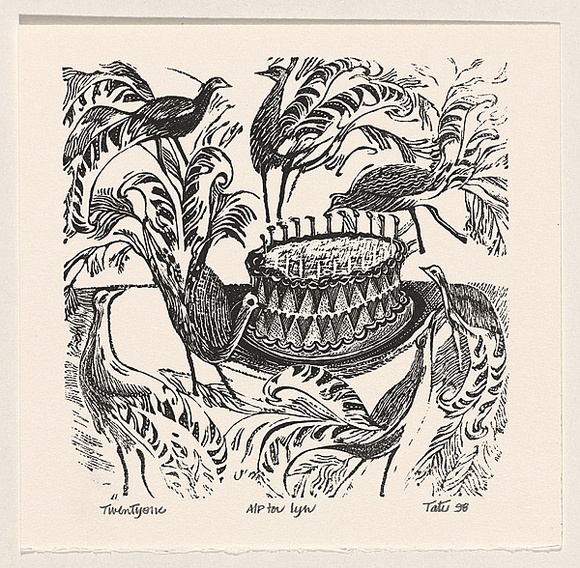 Title: Twentyone | Date: 1998 | Technique: wood-engraving, printed in black ink, from one block