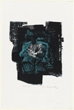 Artist: b'King, Grahame.' | Title: b'The Cave IV' | Date: 1974 | Technique: b'lithograph, printed in colour, from two stones [or plates]'