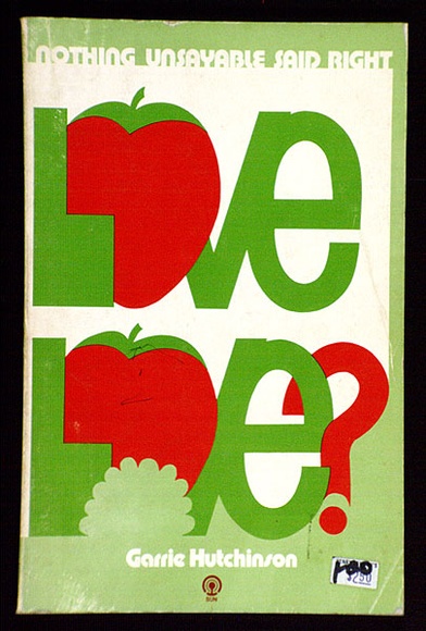 Artist: b'Hutchinson, Garrie.' | Title: b'Nothing unsayable said right, Sun Books, Melbourne.' | Date: 1974