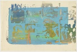 Artist: Johnson, Tim. | Title: Bands | Date: 1979 | Technique: screenprint, printed in colour, from multiple stencils | Copyright: © Tim Johnson