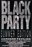 Title: Black Party, Hordern Pavilion | Date: 1989 | Technique: screenprint, printed in black and silver ink, from two stencils