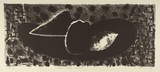 Artist: Lincoln, Kevin. | Title: Black fruit dish | Date: 1989 | Technique: lithograph, printed in black ink, from one stone