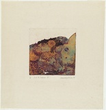 Artist: Hodgkinson, Frank. | Title: Inside the landscape III | Date: 1971 | Technique: hard ground, deep etch, printed in colour, from one plate by the oil viscosity technique