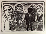 Artist: Francis, David. | Title: Young English migrant, Perth 1967 | Date: 1984 | Technique: lithograph, printed in black ink, from one stone