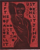 Artist: Harding, Richard. | Title: Sport | Date: 1996, December | Technique: woodcut, printed in colour, from two blocks
