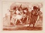 Artist: Conder, Charles. | Title: L'entree en scene. | Date: 1904 | Technique: transfer-lithograph, printed in red ink, from one stone