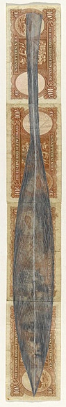 Artist: b'HALL, Fiona' | Title: b'Cordyline pumilio - Ti-rauriki (New Zealand currency)' | Date: 2000 - 2002 | Technique: b'gouache' | Copyright: b'\xc2\xa9 Fiona Hall' Artist: b'HALL, Fiona' | Title: b'Cordyline pumilio - Ti-rauriki (New Zealand currency)' | Date: 2000 - 2002 | Technique: b'gouache' | Copyright: b'\xc2\xa9 Fiona Hall'