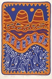 Artist: b'Morgan, Sally.' | Title: b'Taken away' | Date: 1987, December | Technique: b'screenprint, printed in colour, from four stencils'