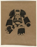 Artist: HAHA, | Title: The Army of HaHa (#1). | Date: 2004 | Technique: stencil, printed in black ink, from one stencil
