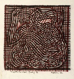 Artist: b'Hawkins, Weaver.' | Title: b'Opposite one and two' | Date: 1963 | Technique: b'woodcut, printed in colour, from two blocks' | Copyright: b'The Estate of H.F Weaver Hawkins'