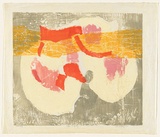 Artist: Buckley, Sue. | Title: Return to spring. | Date: 1965 | Technique: woodcut, printed in colour | Copyright: This work appears on screen courtesy of Sue Buckley and her sister Jean Hanrahan