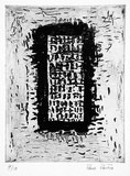 Artist: b'Partos, Paul.' | Title: b'not titled' | Date: 1985 | Technique: b'etching and aquatint, printed in black ink, with plate-tone, from one plate'
