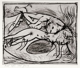 Artist: BOYD, Arthur | Title: not titled [framed]. | Technique: drypoint