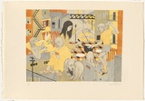 Artist: White, Susan Dorothea. | Title: At home: no.278 | Date: 1978 | Technique: lithograph, printed in colour, from multiple stones