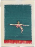 Artist: SELLBACH, Udo | Title: (Acrobat) | Date: (1966) | Technique: lithograph, printed in colour, from four stones [or plates]