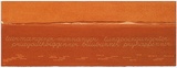 Artist: MADDOCK, Bea | Title: Terra Spiritus...with a darker shade of pale | Date: 1993-98 | Technique: stencil print, printed in hand-ground Launceston ochre from multiple hand-cut mylar stencils; letterpress text blind printed; hand-drawn script