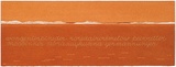 Artist: MADDOCK, Bea | Title: Terra Spiritus...with a darker shade of pale | Date: 1993-98 | Technique: stencil print, printed in hand-ground Launceston ochre from multiple hand-cut mylar stencils; letterpress text blind printed; hand-drawn script