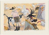 Artist: Robinson, William. | Title: Farm self portrait VII | Date: 2004 | Technique: lithograph, printed in colour, from multiple stones