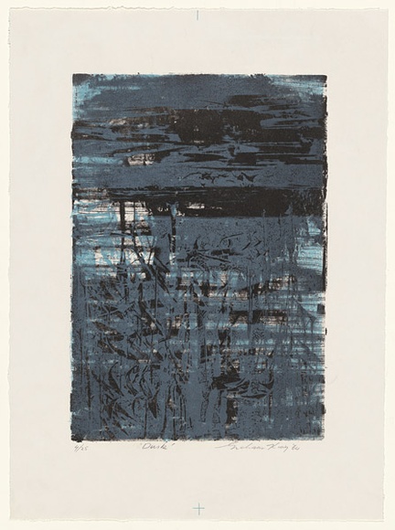 Artist: KING, Grahame | Title: Dusk | Date: 1964 | Technique: lithograph, printed in colour, from two stones [or plates]
