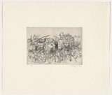 Artist: b'Taylor, Michael.' | Title: b'not titled [4]' | Date: 2006 | Technique: b'etching, printed in black ink, from one zinc plate' | Copyright: b'\xc2\xa9 Michael Taylor'