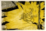Artist: b'COLEING, Tony' | Title: b'Helping my Koala across the road.' | Date: 1986 | Technique: b'etching, aquatint and roulette, printed in black ink, from one copper plate'
