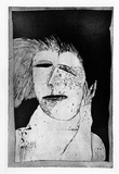 Artist: BALDESSIN, George | Title: Head. | Date: 1965 | Technique: etching and aquatint, printed in black ink, from one plate