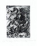 Artist: b'Shearer, Mitzi.' | Title: b'The lady and the faun' | Date: 1981 | Technique: b'etching, aquatint and foul-bite, printed in black ink, from one plate'