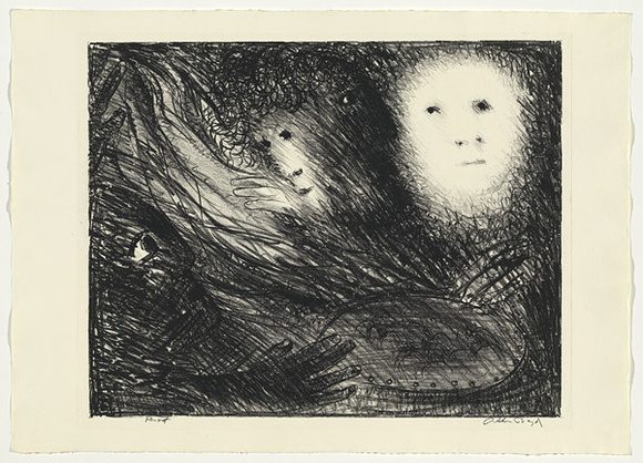 Artist: b'BOYD, Arthur' | Title: b'The vision of the church on fire.' | Date: (1965) | Technique: b'lithograph, printed in black ink, from one plate' | Copyright: b'Reproduced with permission of Bundanon Trust' Artist: b'BOYD, Arthur' | Title: b'The vision of the church on fire.' | Date: (1965) | Technique: b'lithograph, printed in black ink, from one plate' | Copyright: b'Reproduced with permission of Bundanon Trust'