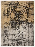 Artist: PARR, Mike | Title: Polish mud # 1. | Date: 1995 | Technique: drypoint and lift-ground aquatint, printed in colour, from 2 copper plates