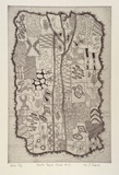 Artist: b'Darroch, Lee J.' | Title: b'Yorta Yorta cloak #2' | Date: 2000, October | Technique: b'etching, printed in black ink, from one plate' | Copyright: b'\xc2\xa9 Lee Darroch, artist'