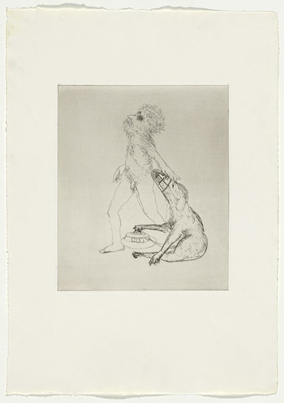 Artist: b'BOYD, Arthur' | Title: b'Colour blind.' | Date: 1970 | Technique: b'etching, printed in black ink, from one plate' | Copyright: b'Reproduced with permission of Bundanon Trust' Artist: b'BOYD, Arthur' | Title: b'Colour blind.' | Date: 1970 | Technique: b'etching, printed in black ink, from one plate' | Copyright: b'Reproduced with permission of Bundanon Trust'