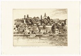 Artist: PLATT, Austin | Title: Loreto Convent School, Kirribilli | Date: 1946 | Technique: etching, printed in black ink, from one plate