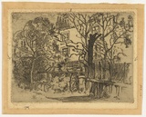 Artist: FULLWOOD, A.H. | Title: Cambridge Cottage. | Date: 1909 | Technique: etching, printed in black ink, from one plate
