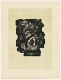 Artist: b'King, Grahame.' | Title: b'Mask' | Date: 1974 | Technique: b'lithograph, printed in colour, from two stones [or plates]'