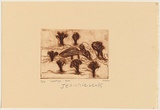 Artist: Lewis, Jeannie. | Title: Watiya tree | Date: 2004 | Technique: drypoint etching, printed in brown ink, from one perspex plate