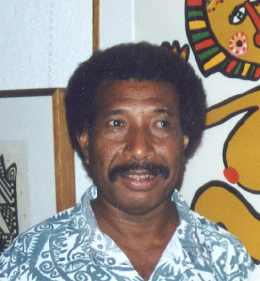 Artist: b'Butler, Roger' | Title: b'Portrait of Joe Nalo, Papua New Guinean printmaker and painter.' | Date: 2006 Artist: b'Butler, Roger' | Title: b'Portrait of Joe Nalo, Papua New Guinean printmaker and painter.' | Date: 2006