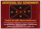 Artist: MACKINOLTY, Chips | Title: Aboriginal self government. | Date: c.2000 | Technique: offset-lithograph, printed in colour, from multiple plates