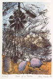 Artist: NICOLSON, Noel | Title: Birds of a feather | Date: 1999, February | Technique: lithograph, printed in black ink, from one plate; hand coloured