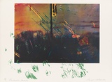Artist: MEYER, Bill | Title: Disintegrative landscape | Date: 1982 | Technique: screenprint, printed in five colours, from five screens (including a set of four colour seperating screens) | Copyright: © Bill Meyer